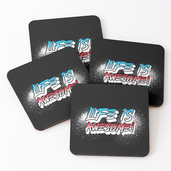 Item preview, Life is Awesome designed and sold by MoonsmileProd.