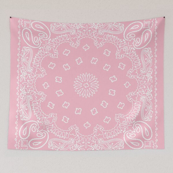 Item preview, Bandana Pink and White designed and sold by maniacfitness.
