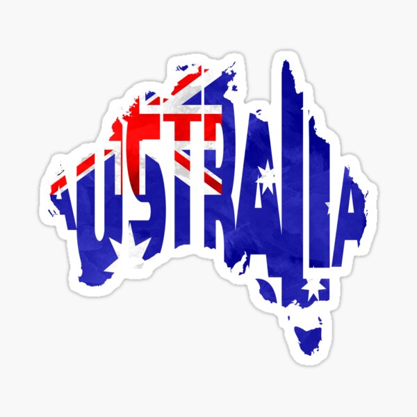 Artikel-Vorschau von Australien Typografische Weltkarte, designt und verkauft von A Deniz Akerman.
