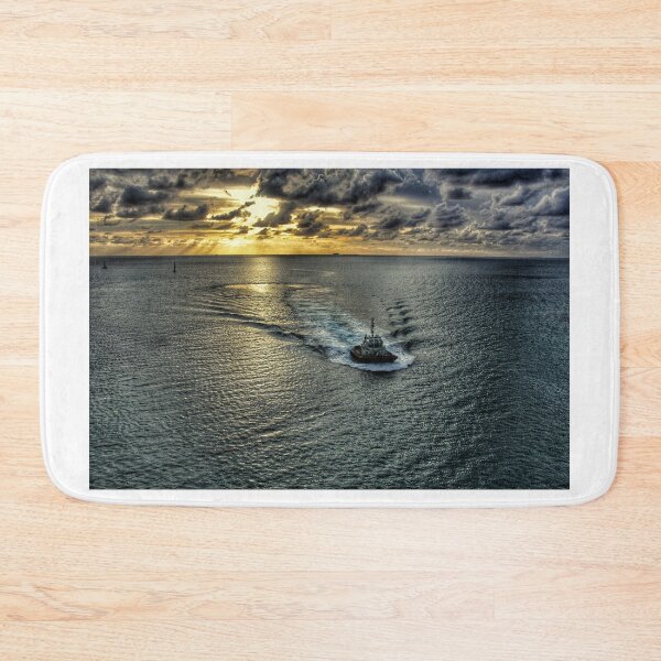 Item preview, Tugboat at Sunset in Paradise designed and sold by Michael Cherne.