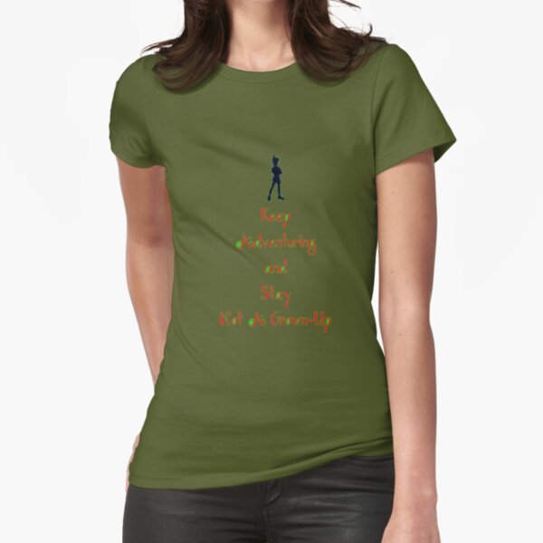 Peter Pan "Stay Calm" Fitted T-Shirt