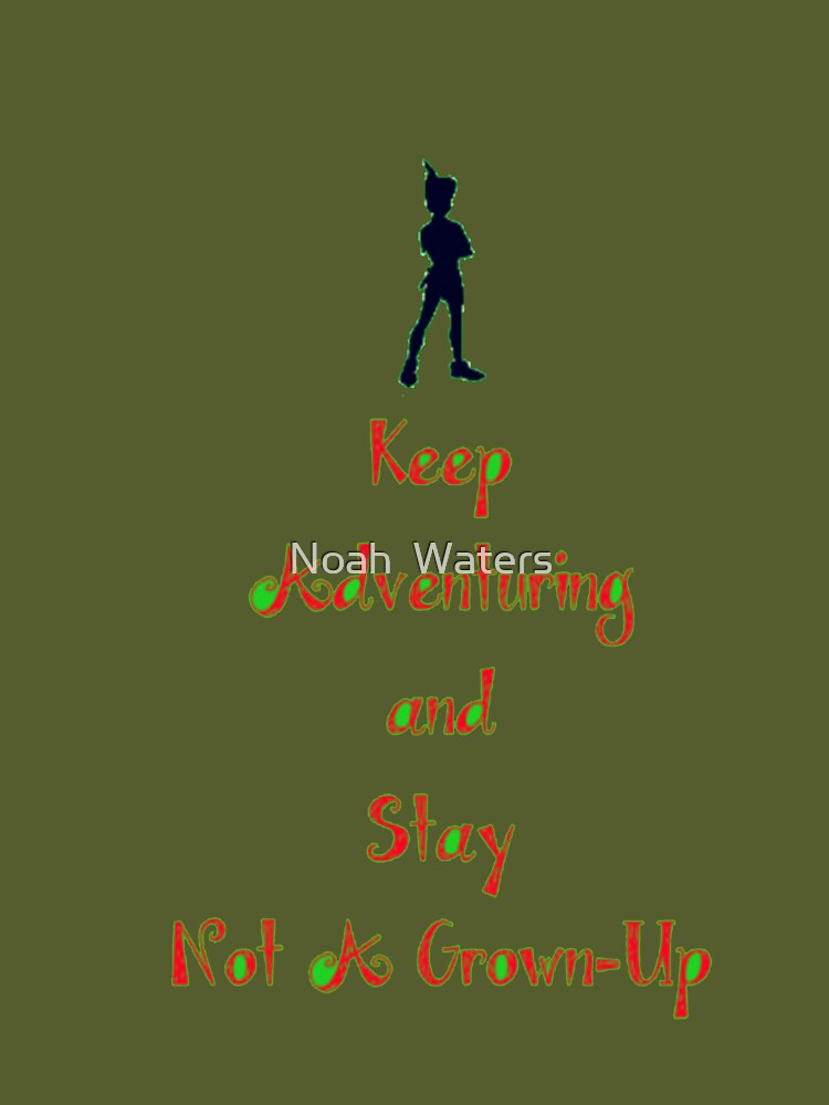 Thumbnail 3 of 3, Fitted T-Shirt, Peter Pan "Stay Calm" designed and sold by boss0501.