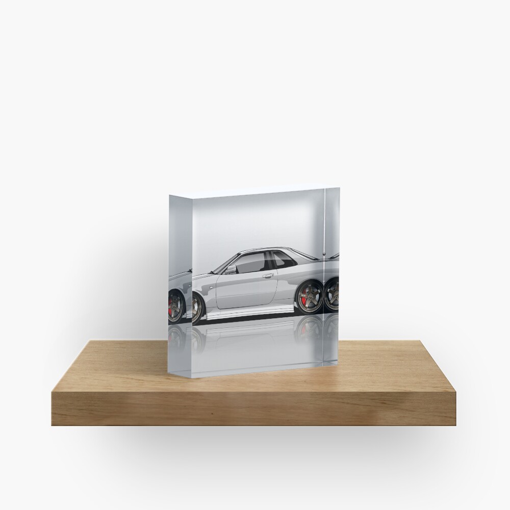 Download "Nissan Skyline R34 GT-R Digital Art [Side View / Metallic ...
