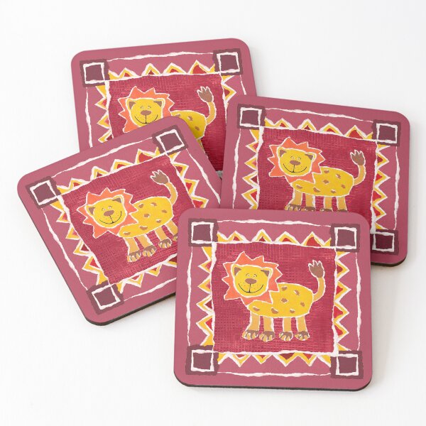 Item preview, Lion Collage Print 1 designed and sold by Helen McCartney Designs.