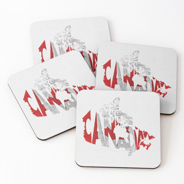 Item preview, Canada Typographic Map Flag designed and sold by A Deniz Akerman.