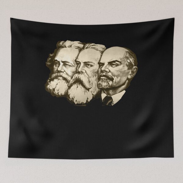 Item preview, Soviet Union Marx Engels Lenin Russian Propaganda Vintage USSR Retro CCCP designed and sold by TopTeeShop.