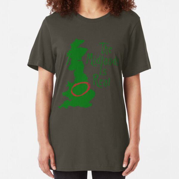 The Midlands Is Real! Slim Fit T-Shirt
