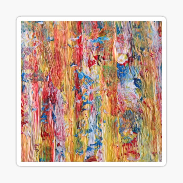 Abstraction of Abstraction Sticker
