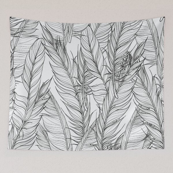 Item preview, Feather b&w designed and sold by Pacesyte.