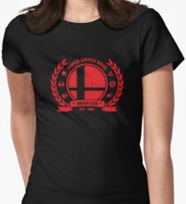 Smash Club (Red) Women's Fitted T-Shirt
