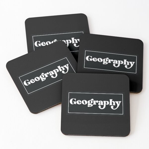 Item preview, Black Geography School Subject designed and sold by The-Goods.