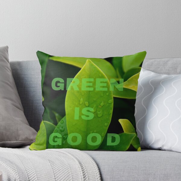 Item preview, Green is Good designed and sold by DirectedByNyay.