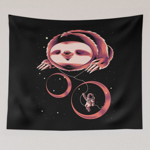 Item preview, Astronaut Sloth Space designed and sold by GeschenkIdee.