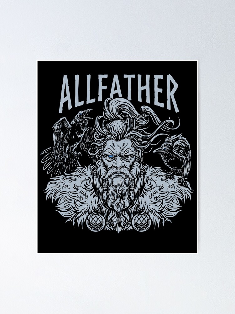 Scandinavian God - Odin Poster for Sale by MyFavorTee