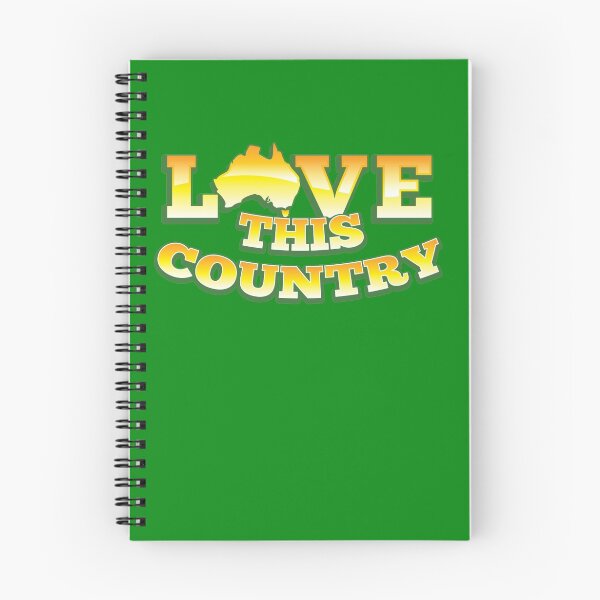 Item preview, Aussie Australian map LOVE THIS COUNTRY! designed and sold by jazzydevil.
