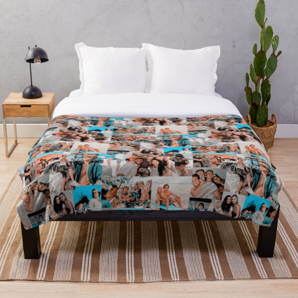 Best Summer Outer Banks 2 Aesthetic Collage Throw Blanket