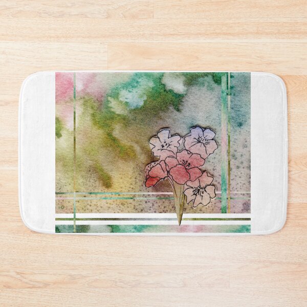 Item preview, Watercolour Flowers Collage 7 designed and sold by Heatherian.