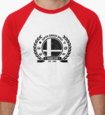 Smash Club (Schwarz) Baseballshirt für Männer
