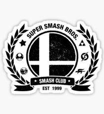 Smash Club (Black) Sticker