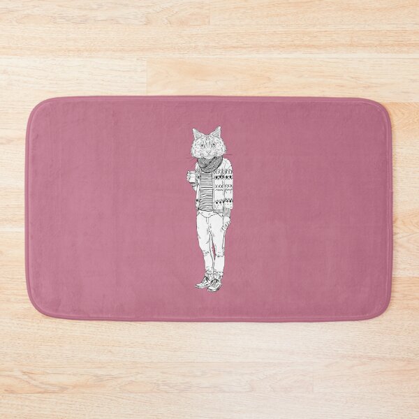 Item preview, Funny Hipster Cat Drinking Coffee Design designed and sold by SoNifty.