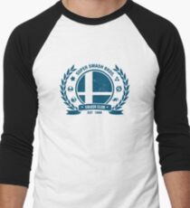 Smash Club (Blue) Men's Baseball ¾ T-Shirt