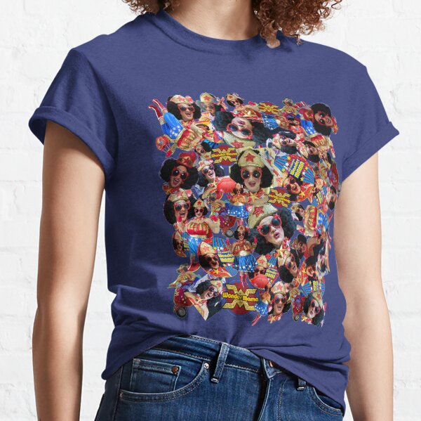 Fabulous Wonder Mama Collage Design Classic T-Shirt