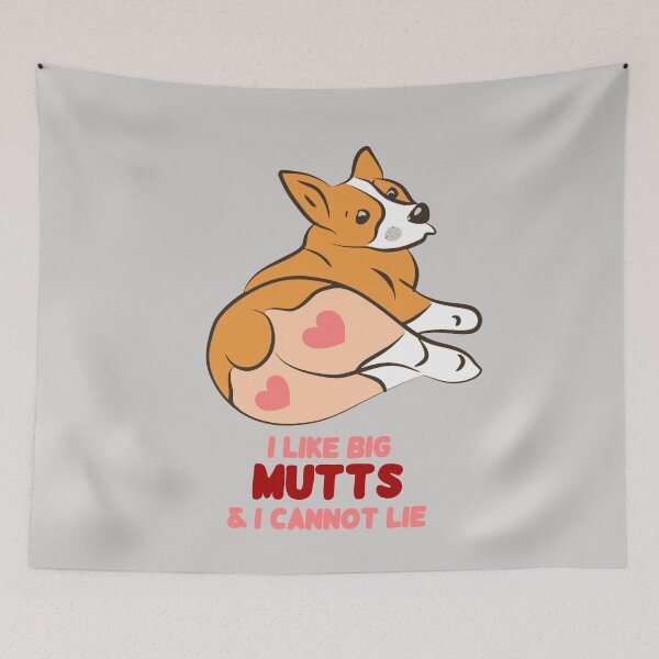 Item preview, I LIKE BIG MUTTS AND I CANNOT LIE MASK designed and sold by aydapadi.