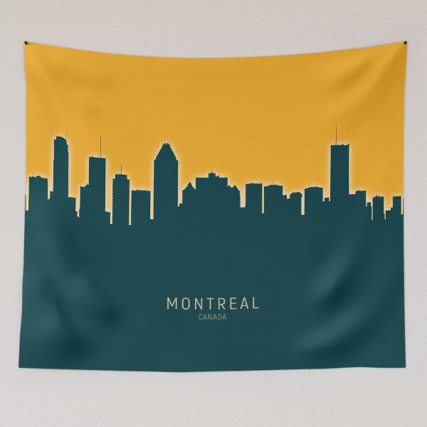 Item preview, Montreal Canada Skyline designed and sold by ArtPrints.