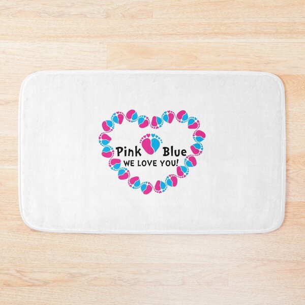 Item preview, Gender reveal heart with baby feet and heart designed and sold by sashica.