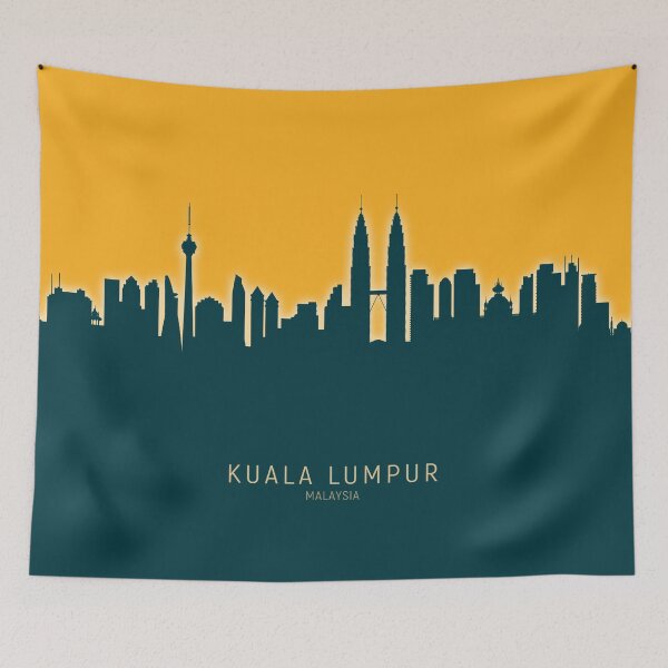Item preview, Kuala Lumpur Malaysia Skyline designed and sold by ArtPrints.