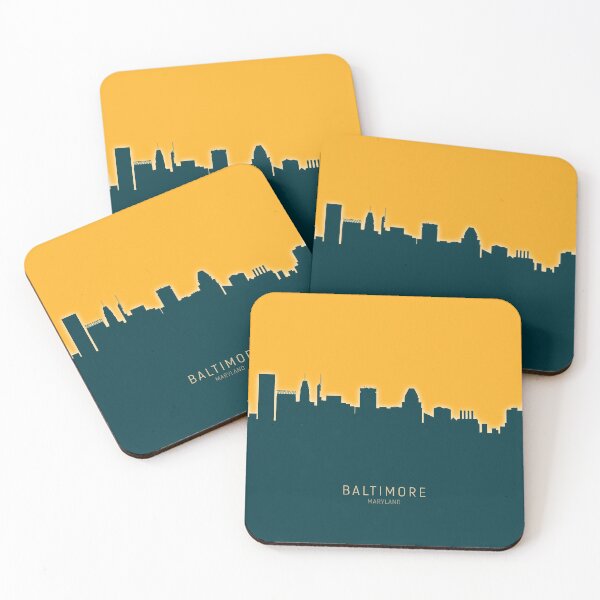 Item preview, Baltimore Maryland Skyline designed and sold by ArtPrints.