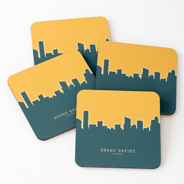 Item preview, Grand Rapids Michigan Skyline designed and sold by ArtPrints.
