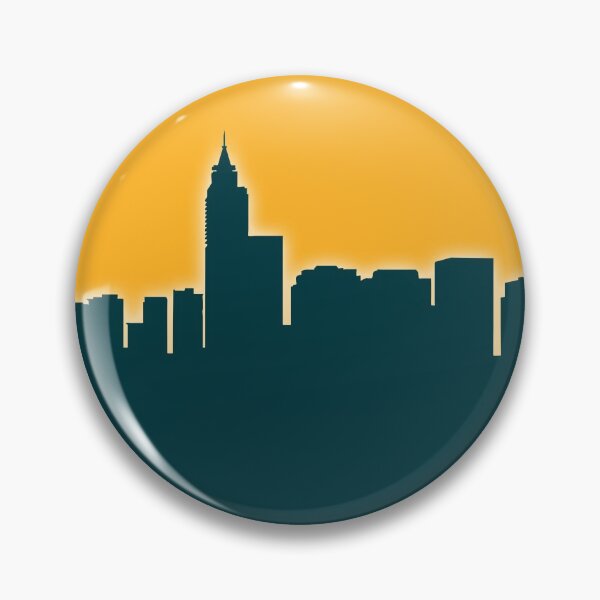 Item preview, Raleigh North Carolina Skyline designed and sold by ArtPrints.