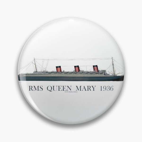 Item preview, The Queen Mary 1936 portrait designed and sold by Tony Fernandes Nautical Gifts.