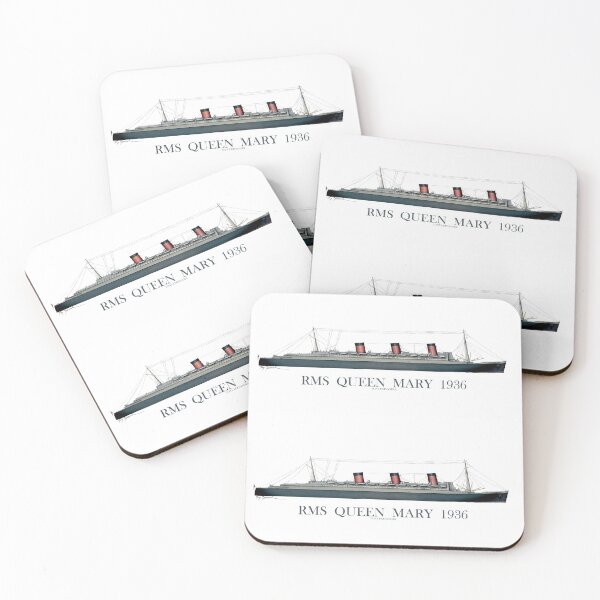 Item preview, The Queen Mary 1936 portrait designed and sold by Tony Fernandes Nautical Gifts.