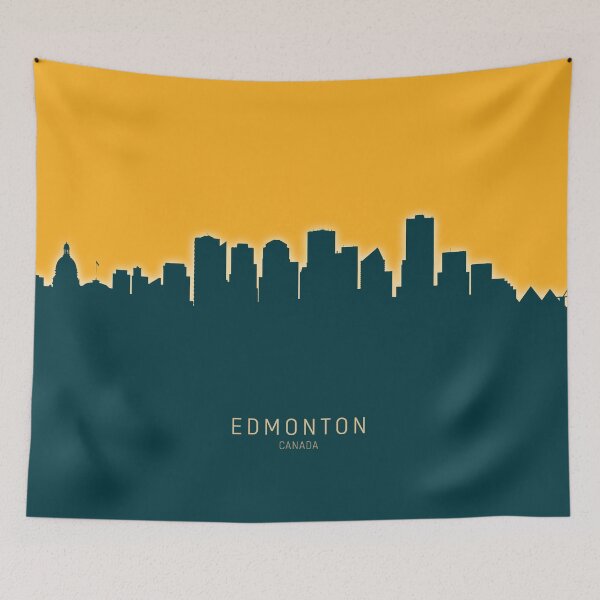 Item preview, Edmonton Canada Skyline designed and sold by ArtPrints.