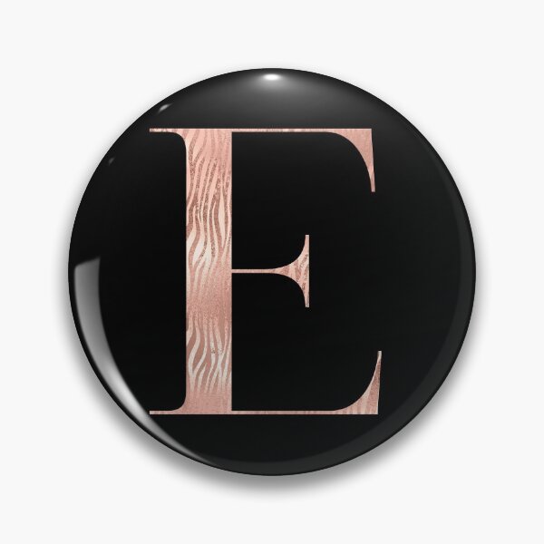Item preview, Rose Gold Glitter Monogram E designed and sold by PrettyPersonal.