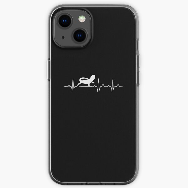 Bearded Dragon Heartbeat iPhone Soft Case