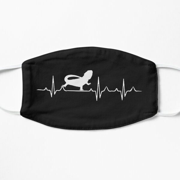 Bearded Dragon Heartbeat Flat Mask