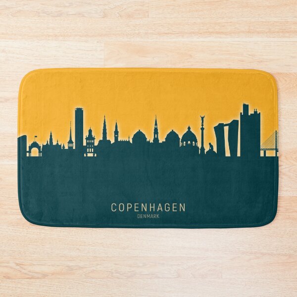 Item preview, Copenhagen Denmark Skyline designed and sold by ArtPrints.