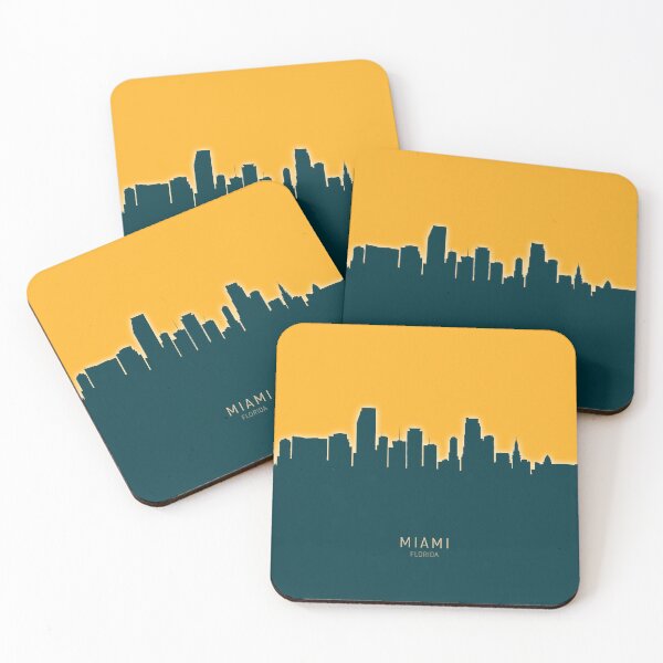 Item preview, Miami Florida Skyline designed and sold by ArtPrints.