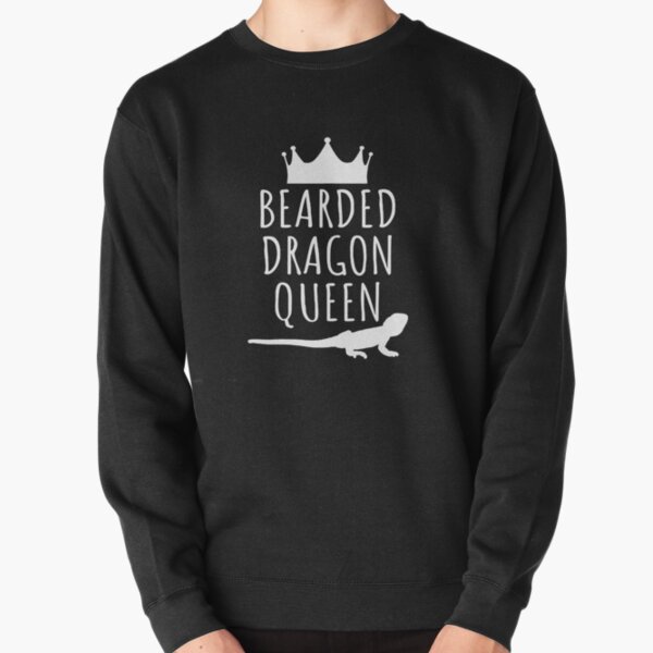 Bearded Dragon Queen Pullover Sweatshirt