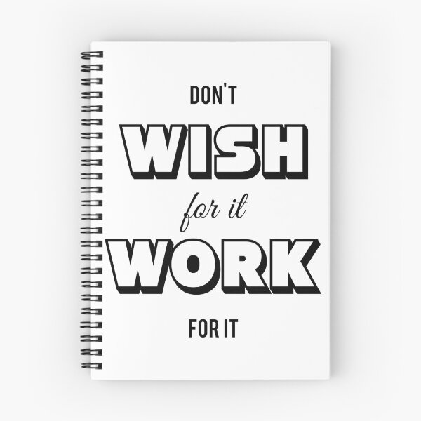 Item preview, Don't Wish For It Work For It designed and sold by TresChicXO.