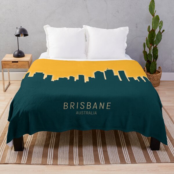 Item preview, Brisbane Australia Skyline designed and sold by ArtPrints.