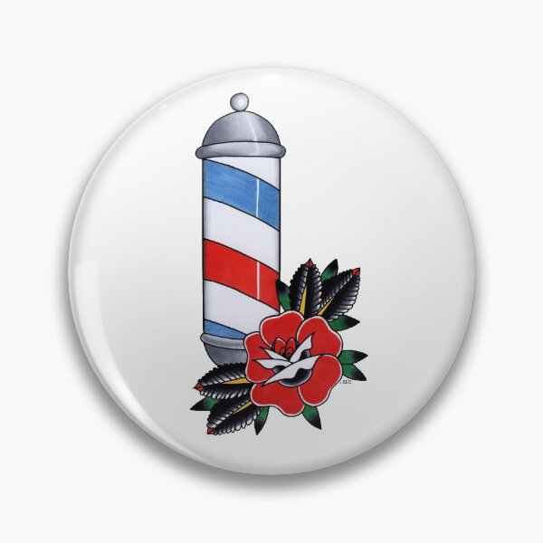 Item preview, Tattoo Barber Pole and Rose designed and sold by napiks.