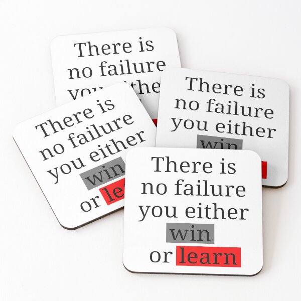 Item preview, There is no failure you either win or learn. designed and sold by Yosaporn.
