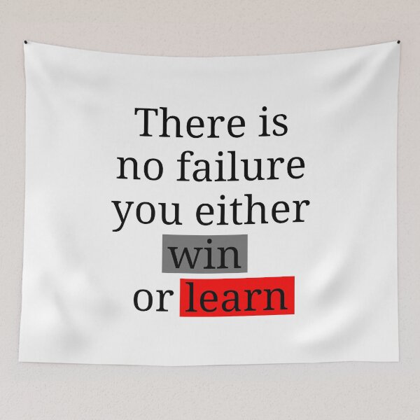 Item preview, There is no failure you either win or learn. designed and sold by Yosaporn.