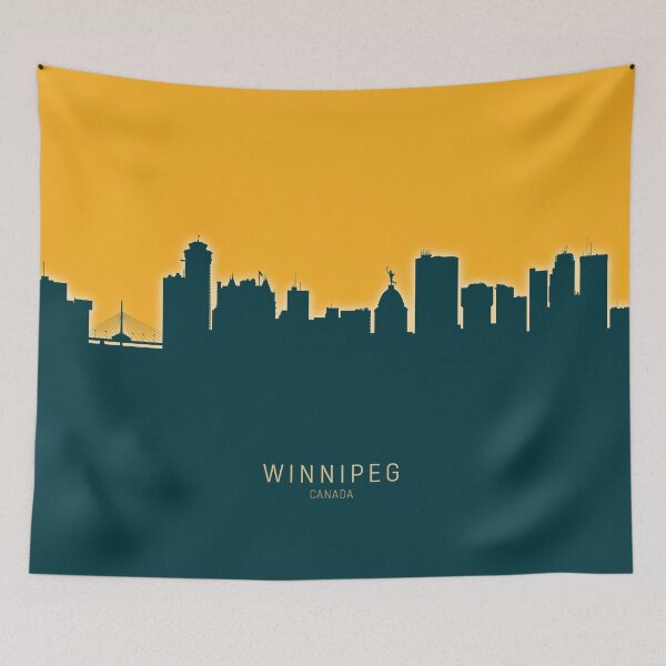 Item preview, Winnipeg Canada Skyline designed and sold by ArtPrints.