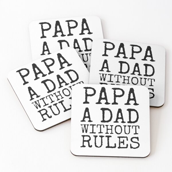 Artikelvorschau, Funny Papa a Dad without Rules Father's Day Gift entworfen und verkauft von TNDesignStudio.