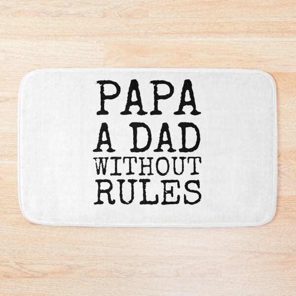 Aperçu de l'œuvre Funny Papa a Dad without Rules Father's Day Gift créée et vendue par TNDesignStudio.